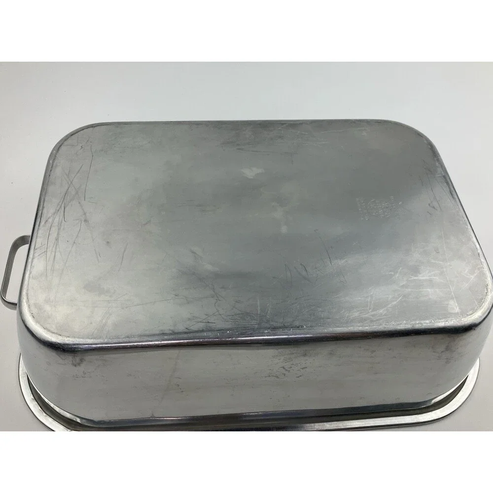 Wear Ever Aluminum Two Piece Roaster Dutch Oven Top #918 Bottom #818 USA